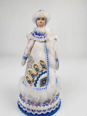 Angelina, Snow Duchess. Handmade Porcelain doll